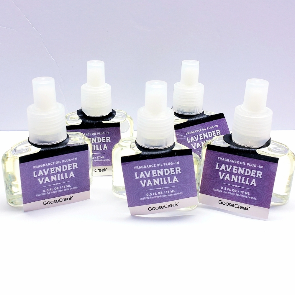 Goose Creek LAVENDER VANILLA Fragrance oil plug-in refill, 0.5 oz (5 pcs)